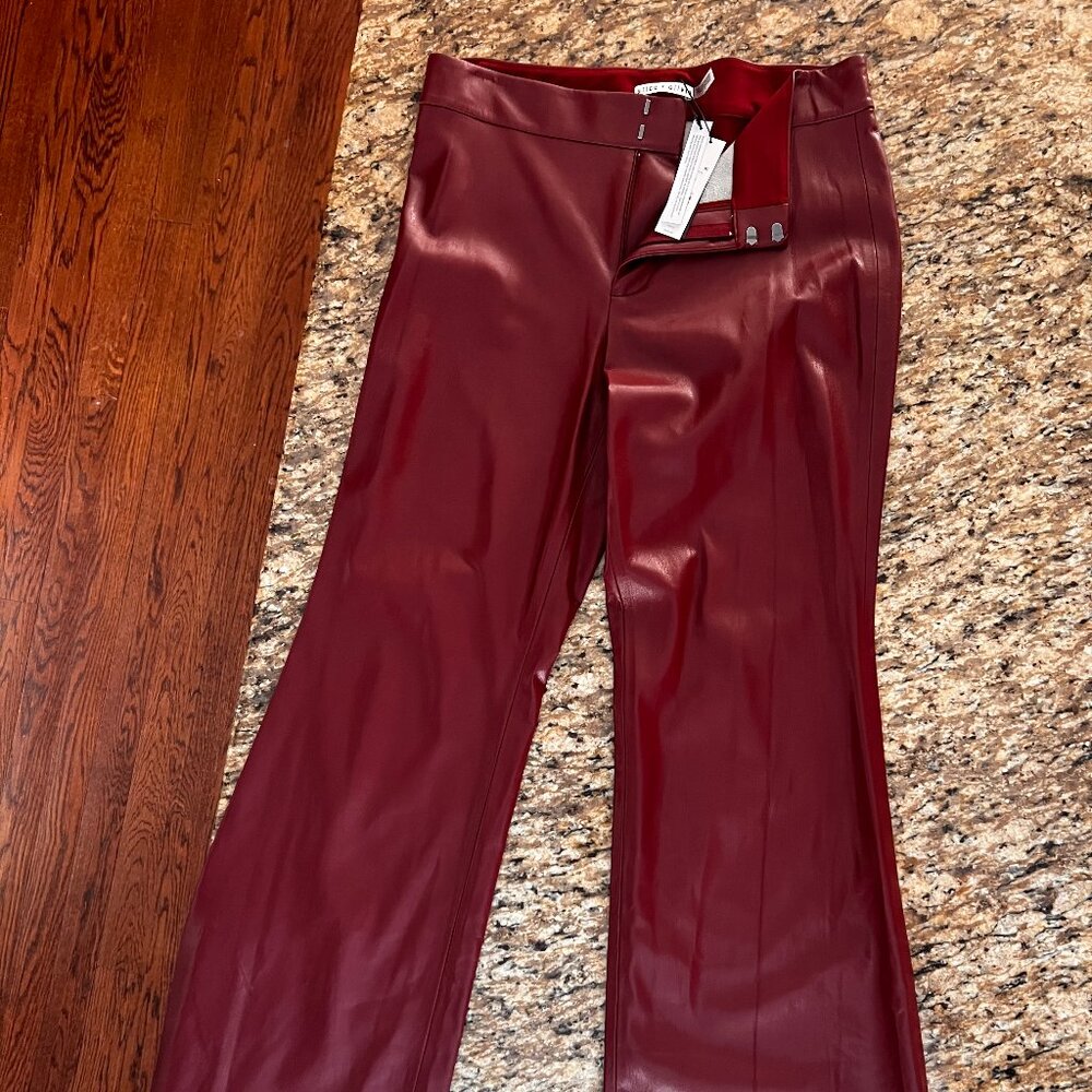 vegan leather pants